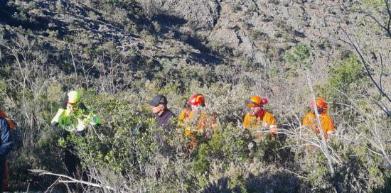 Protezione civile, questa mattina esercitazione anti incendio sul monte Gazzo