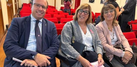 L'assessora Lodi insieme alla consigliera comunale Centofanti ed al professore Alessandro Bonsignore L'assessora Lodi insieme alla consigliera comunale Centofanti ed al professore Alessandro Bonsignore