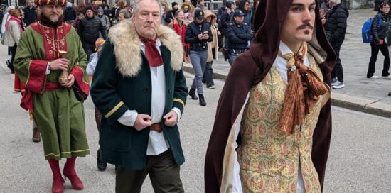 Un corteo in piazza De Ferrari