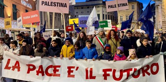 La Marcia in via Bensa La Marcia in via Bensa