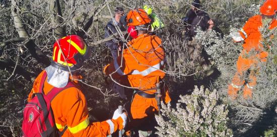 Protezione civile, questa mattina esercitazione anti incendio sul monte Gazzo