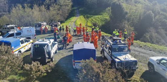 Protezione civile, questa mattina esercitazione anti incendio sul monte Gazzo