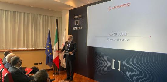 il sindaco durante il suo intervento