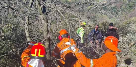 Protezione civile, questa mattina esercitazione anti incendio sul monte Gazzo