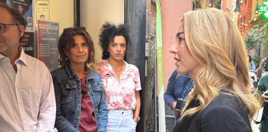 La sindaca Salis fuori dal centro StartTappe