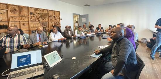 Protezione civile, la visita di una delegazione di rappresentanti di governi africani alla centrale operativa di Genova