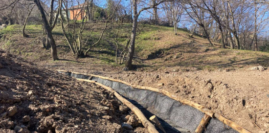 Via Montelungo-opere di regimazione idraulica funzionali al consolidamento del versante