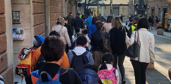 pedibus scuola Ariosto