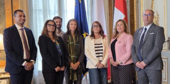 Ass. Beghin riceve delegazione ministero tunisino-Gruppo