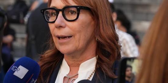 L'assessora Tiziana Beghin all'inaugurazione della Genova Design Week 