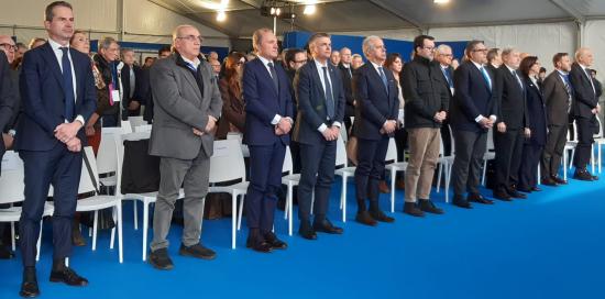 Avvio lavori tunnel subportuale-Minuto di silenzio