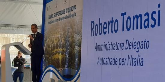 Avvio lavori tunnel subportuale-Tomasi