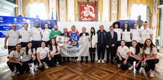 Basket, presentazione di Italia-Cechia-Gruppo