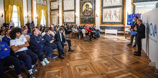 Basket, presentazione di Italia-Cechia-Salone