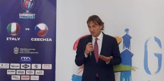 Basket, presentazione di Italia-Cechia-Santa Maria