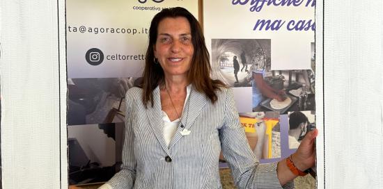 L'assessore Rosso all'inaugurazione del Cel