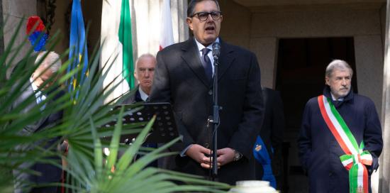 giornata unità d Italia 2023 il presidente della Liguria Toti 