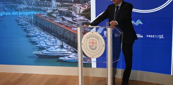 L'intervento dell'assessore Campora durante la presentazione del progetto / 2
