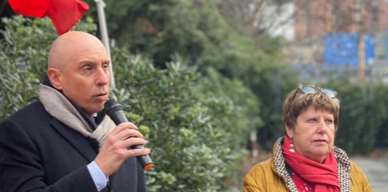Cerimonia Camera del Lavoro-Falteri e Alfonso