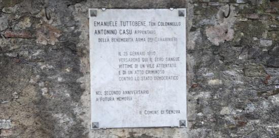 Cerimonia Tuttobene e Casu-Lapide commemorativa di via Riboli