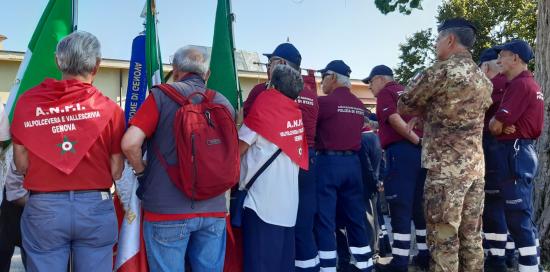 Cerimonia in ricordo del combattimento a Cremeno