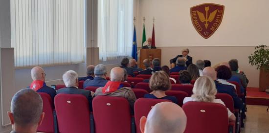 Cerimonia in ricordo del combattimento a Cremeno-Convegno Aula Magna-Ronzitti 