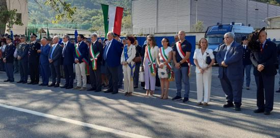 Cerimonia in ricordo del combattimento a Cremeno-Benedizione