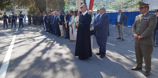 Cerimonia in ricordo del combattimento a Cremeno-Gruppo