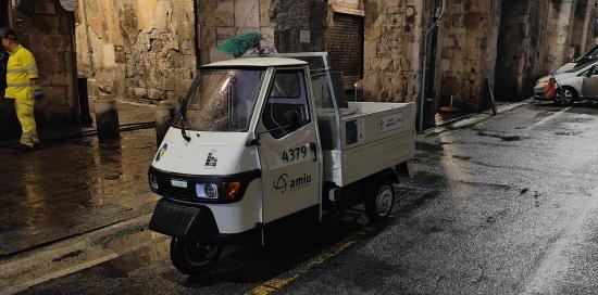 Foto di un ciclocarro elettrico