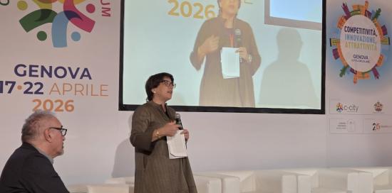 Circular City Forum 2026-Paolo Marcesini e intervento assessora Silvia Pericu