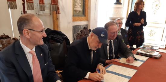Sottoscrizione lettera intenti Comune di Genova-City of London