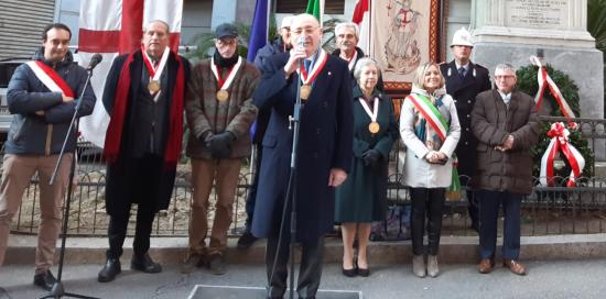 Commemorazione Balilla-Intervento rappresentante A Compagna