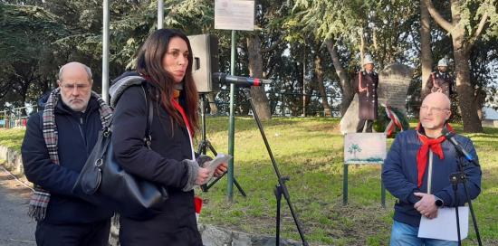 Commemorazione Guido Rossa in via Fracchia-Intervento Daniela Marziano