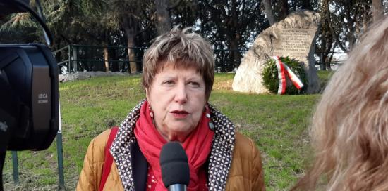 Commemorazione Guido Rossa in via Fracchia-Intervista Donatella Alfonso