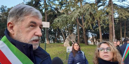 Commemorazione Guido Rossa in via Fracchia-Intervista Marco Bucci