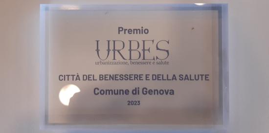 Consegna Premio Urbes 2023-Targa