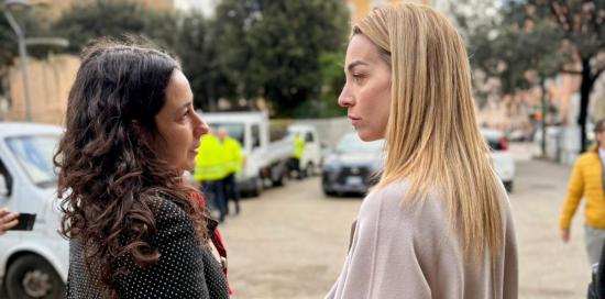 La sindaca Salis con la assessora Coppola La sindaca Salis con la assessora Coppola