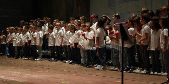 Spettacolo al teatro Carlo Felice delle scuole infanzia comunali a indirizzo musicale