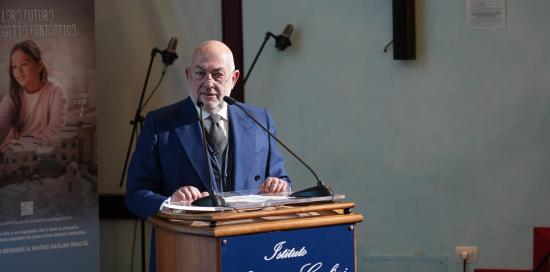 L'intervento del presidente dell'Istituto Giannina Gaslini Edoardo Garrone