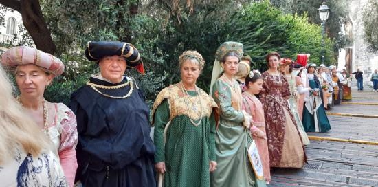 Deposizione corone d'alloro a Porta Soprana-Figuranti