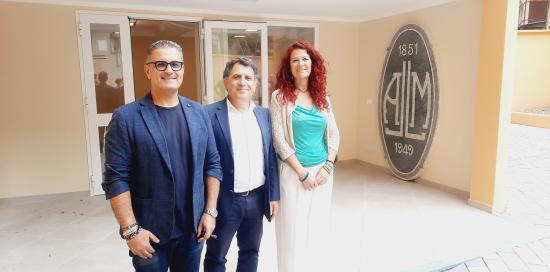 Direttore Progettazione Opere Pubbliche Comune Cardona, assessore Ferrante, presidente Cosso