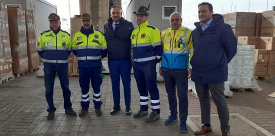 Donazione Materiale Sanitario Covid-Gruppo con Danilo Temporini e Sergio Gambino