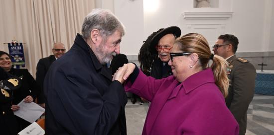 Il presidente Bucci insieme all'assessora Bruzzone Il presidente Bucci insieme all'assessora Bruzzone