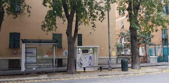 Eco raccoglitore in via Bologna