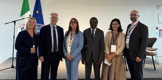 La delegazione del Comune di Genova