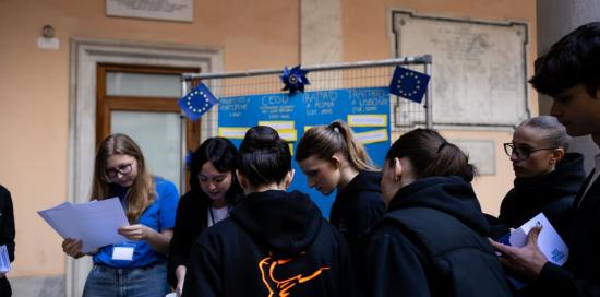 Festa dell'Europa nel cortile di Palazzo Tursi
