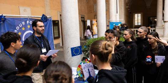 Festa dell'Europa nel cortile di Palazzo Tursi