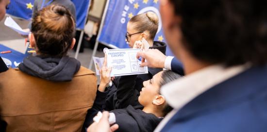 Festa dell'Europa nel cortile di Palazzo Tursi