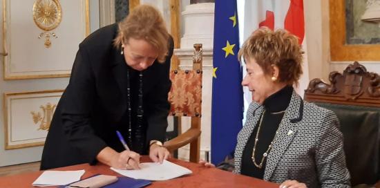 Firma Maria Luisa Gallinotti Regione Liguria)