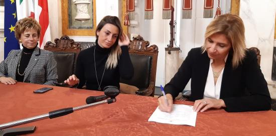 Firma Laura Repetto (Città Metropolitana di Genova)